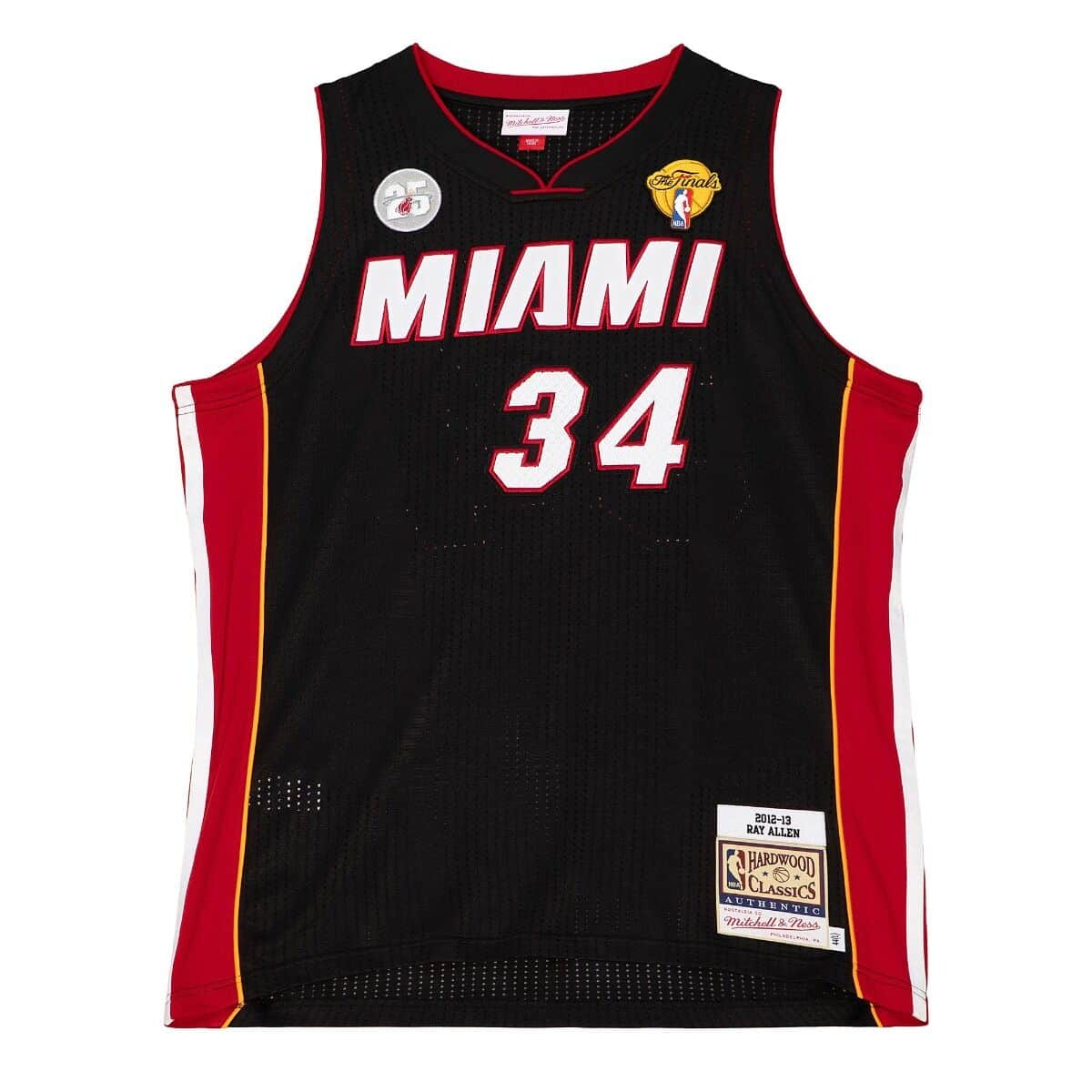 NBA Authentic Jersey Miami Heat Road Finals 2012-13 Ray Allen