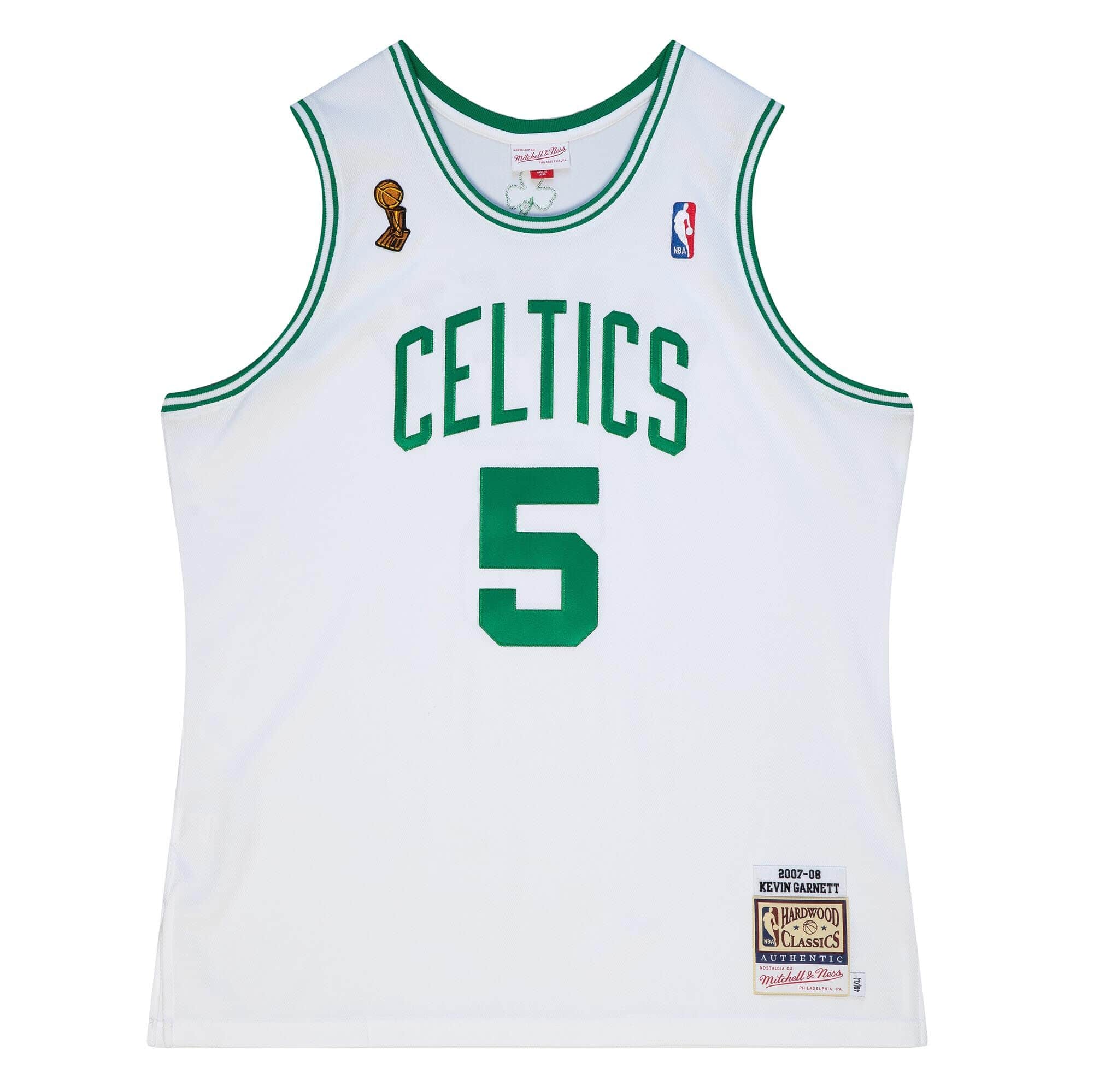Boston Celtics Kevin Garnett Hardwood Classics 2007-08 Road