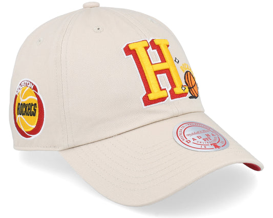 Swagger HWC Cream Dad Cap Houston Rockets