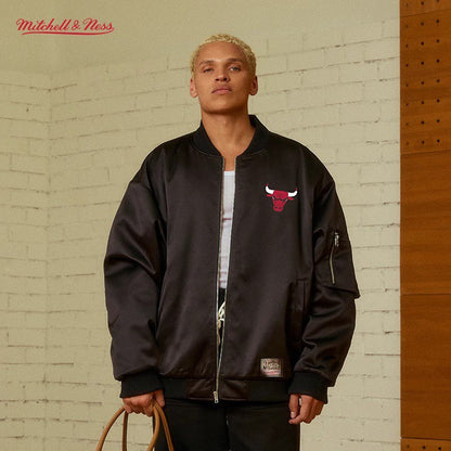 NBA Oversized Bomber Jacket - Chicago Bulls