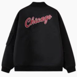 NBA Oversized Bomber Jacket - Chicago Bulls