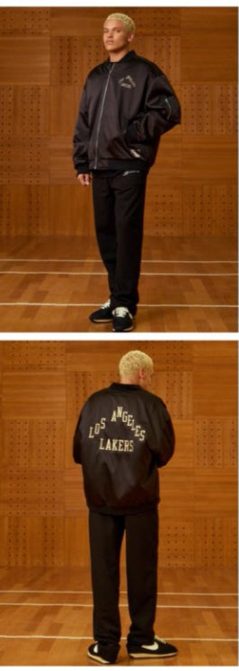 NBA Oversized Bomber Jacket - Los Angeles Lakers