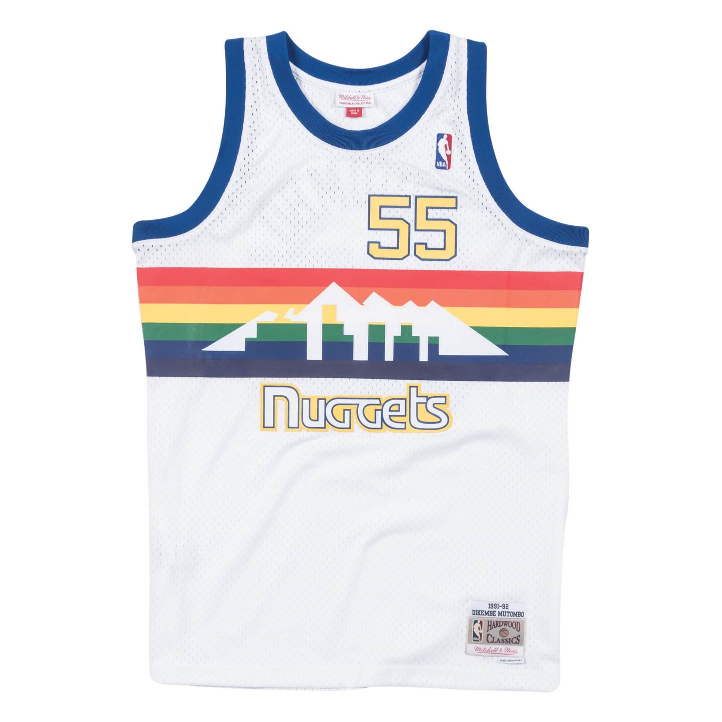 NBA Swingman Jersey Denver Nuggets 1991-92 Dikembe Mutombo