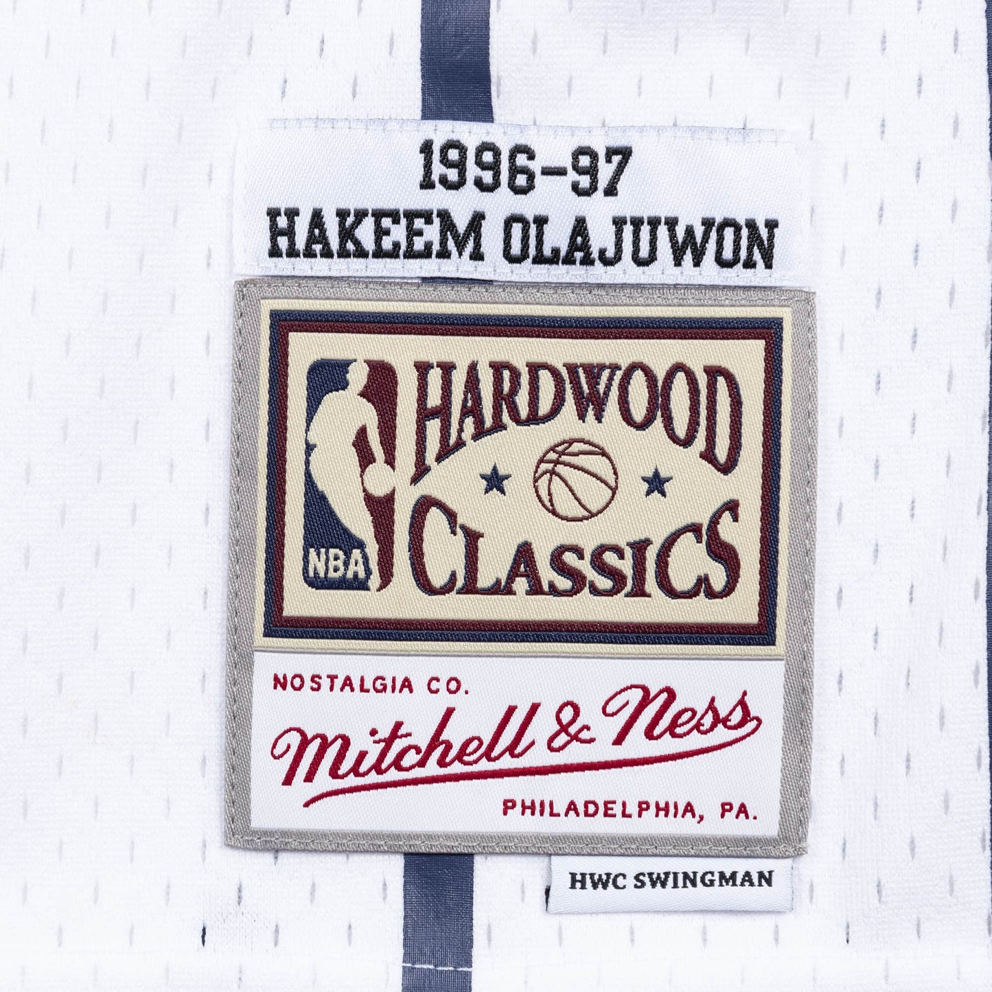 NBA Swingman Jersey Houston Rockets 1996-97 Hakeem Olajuwon