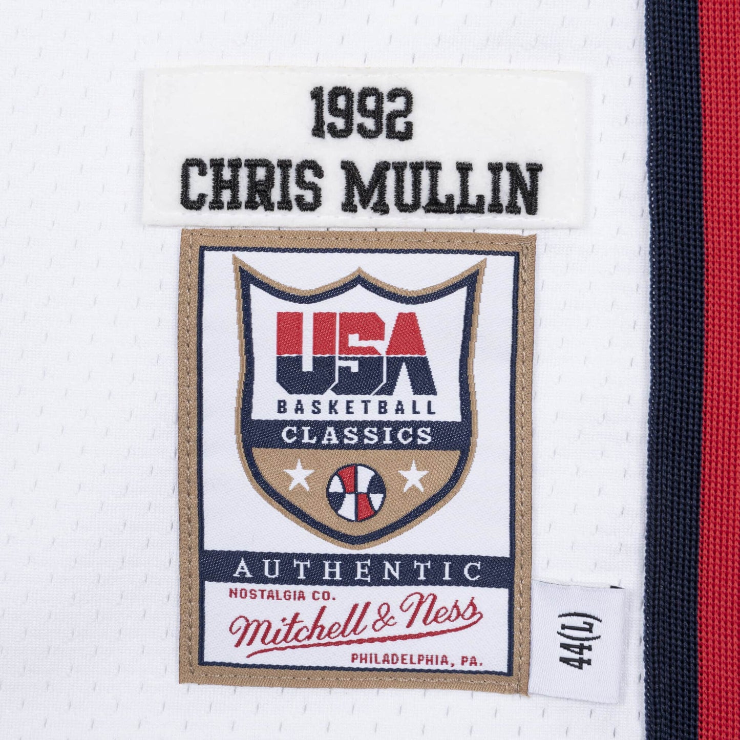 Authentic Jersey Team USA 1992 Chris Mullin