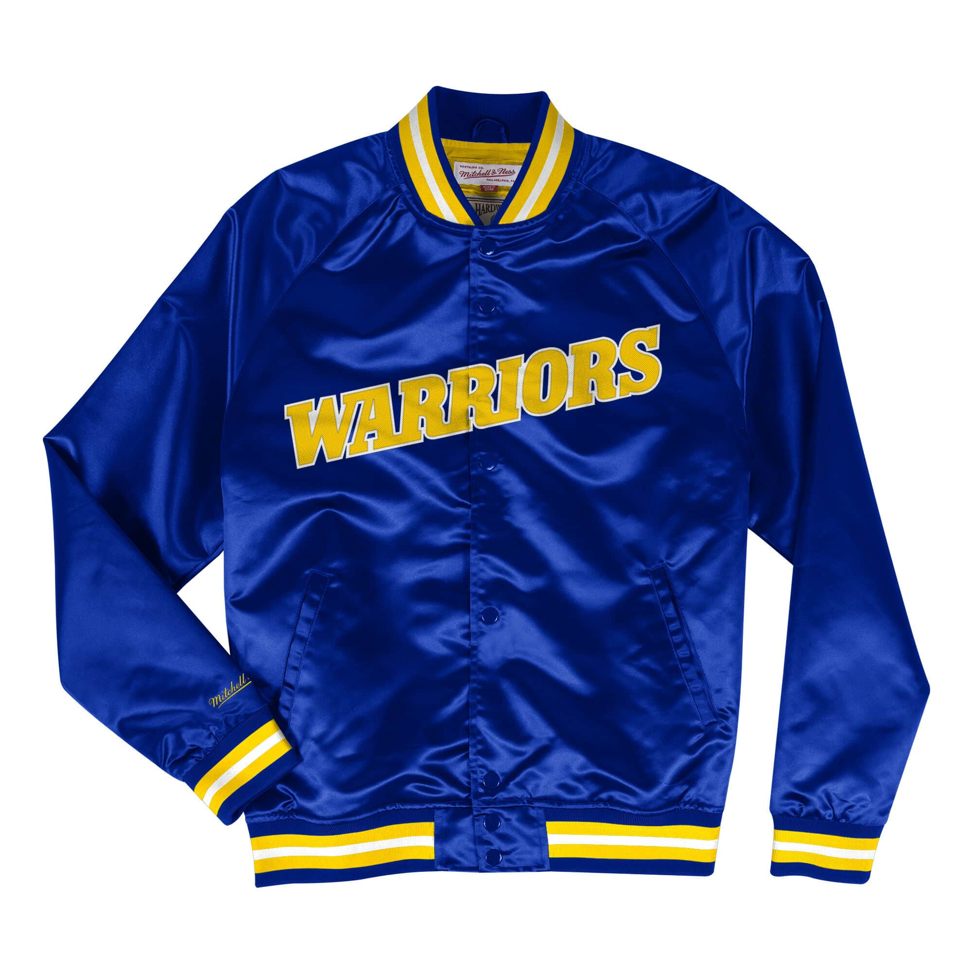 Golden state 2025 warriors satin jacket