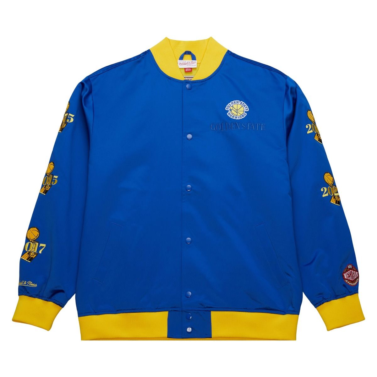 Mitchell and ness warriors jacket online