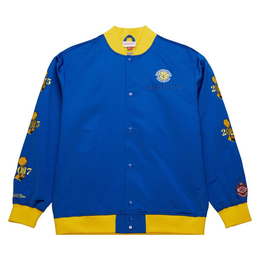 Lightweight Satin Jacket Golden State Warriors