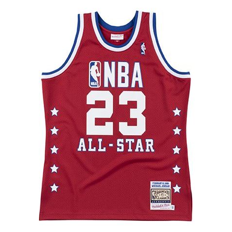 Authentic Jersey All Star East 1989 Michael Jordan