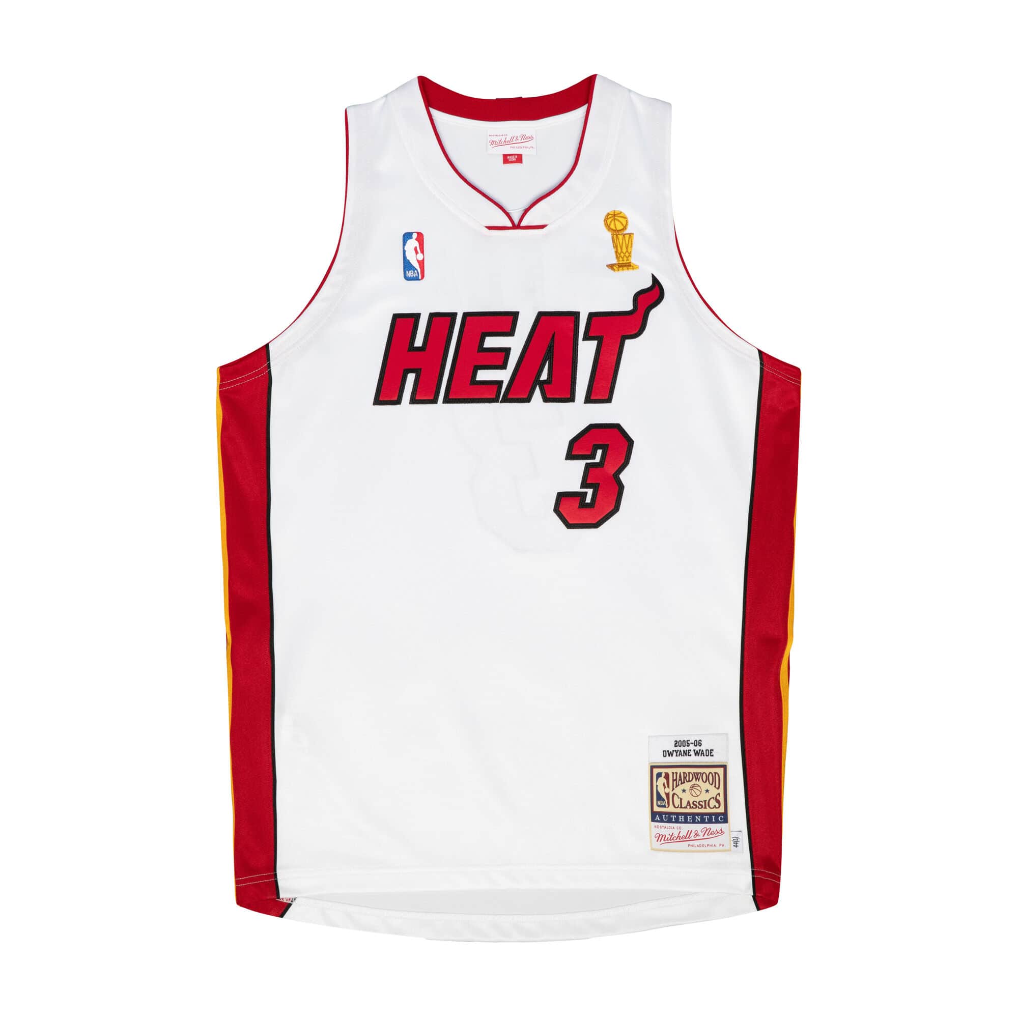NBA Authentic Jersey Miami Heat 2005-06 Dwyane Wade – Mitchell and